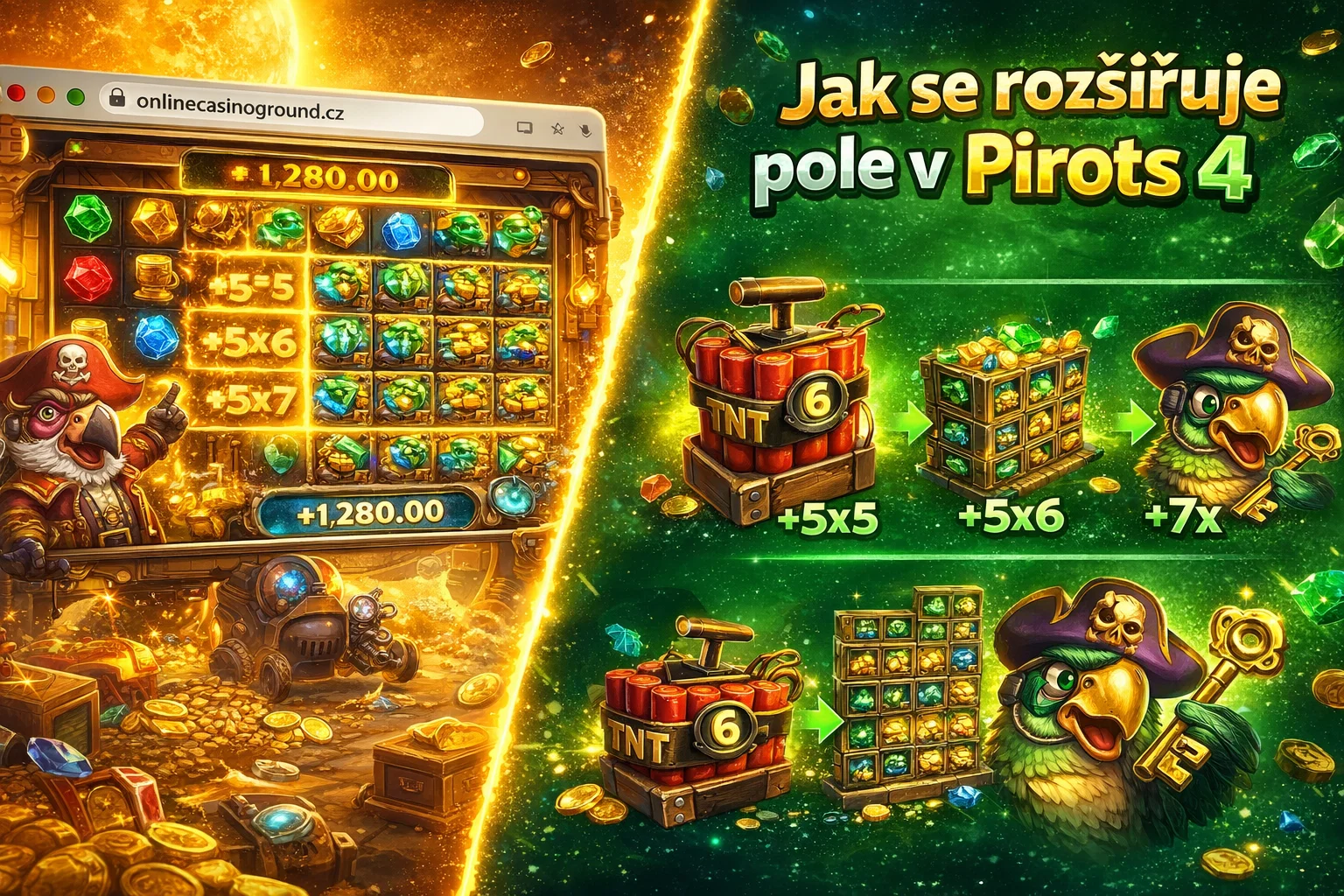 OJaké herní režimy jsou v Pirots 4 dostupné
