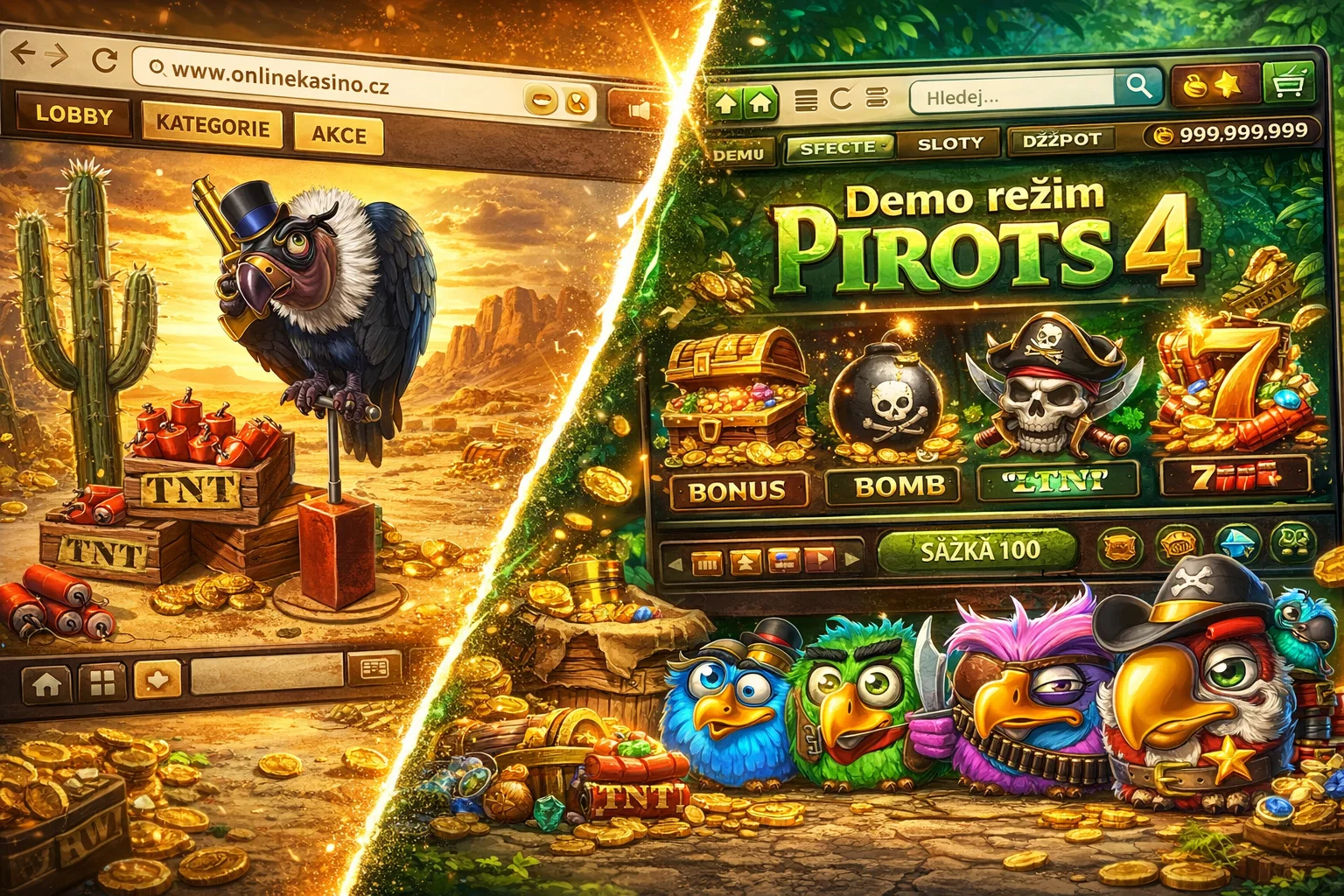 Demo-režim Pirots 4